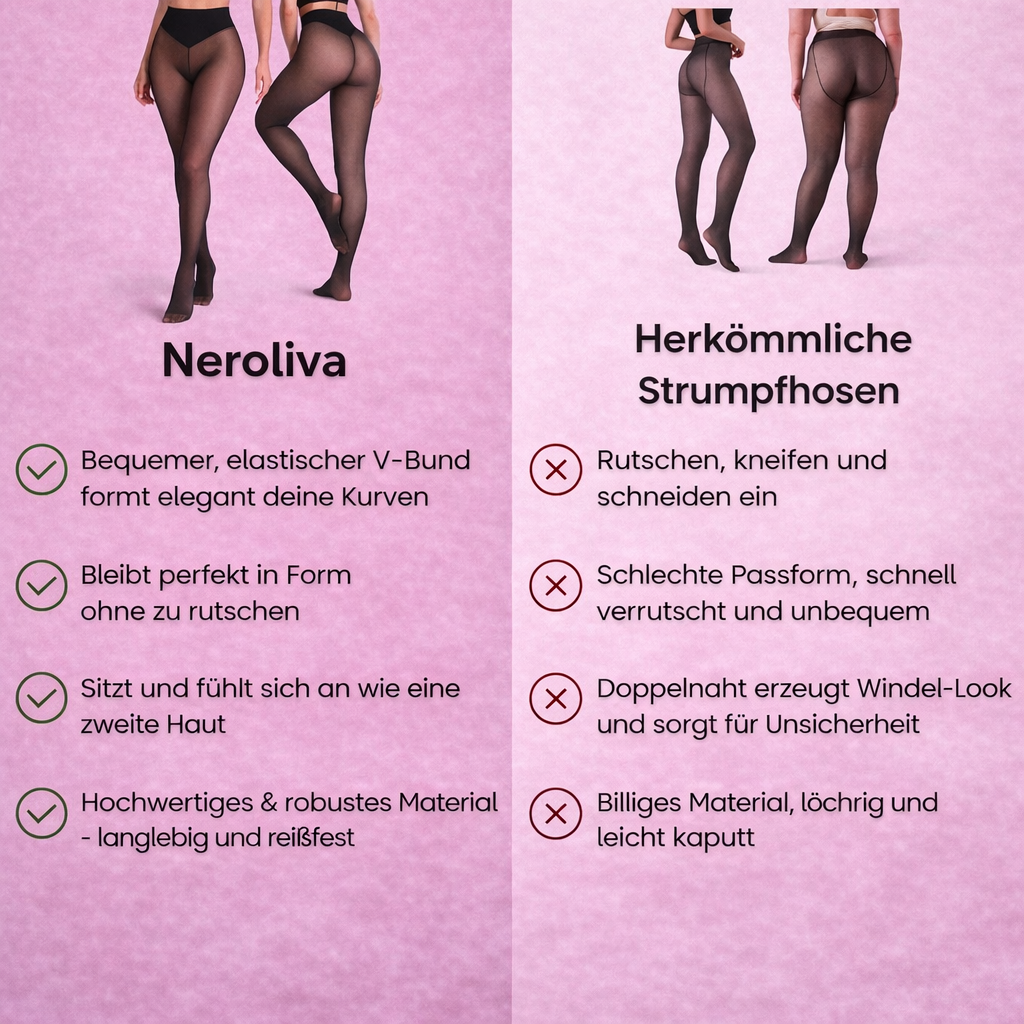 Neroliva BodyComfort Strumpfhose™ – Schlank, sicher & warm durch den ganzen Tag